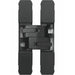 3D Flush Faced Concealed Cabinet Hinge - 180 Degree Opening Wardrobe MATT BLACK