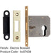 64mm Residential EURO Profile Deadlock - Electro Brassed Fire Door Rated Lock 1