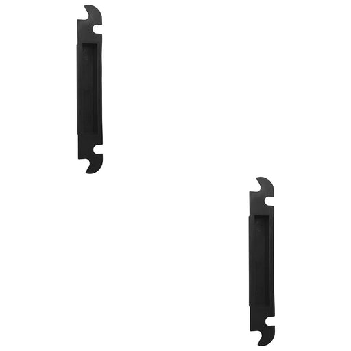 2 PACK Door Frame Plastic Back Box for Architectural Sashlock Black Recessed