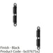 2 PACK Door Frame Plastic Back Box for Bathroom Sashlock Black Recessed Housing 1