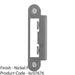 Strike Plate & Fixings For Bathroom Shashlock Cases - Nickel Plate Door Cover 1
