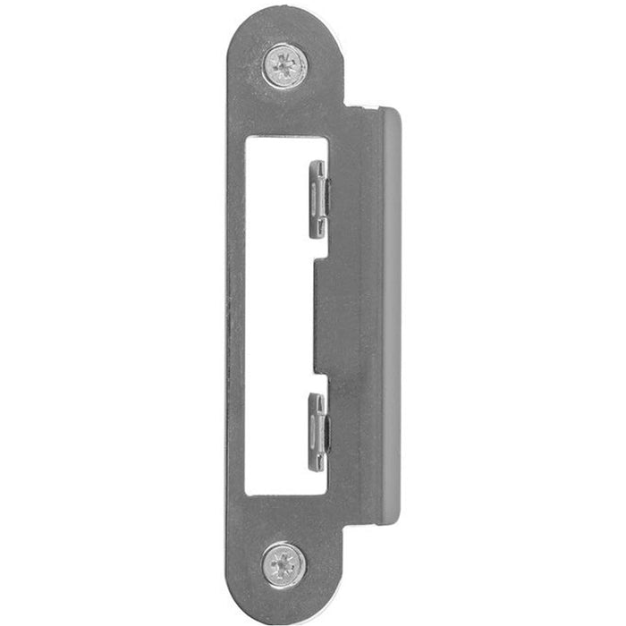 Strike Plate & Fixings For Bathroom Shashlock Cases - Nickel Plate Door Cover