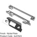 Rebate Set For 13mm Flat Latch Set - Nickel Plated - Flush Lock Latch Adapter 1