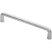 Rounded D Shaped Bar Handle 300mm x 19mm Diameter Satin Anodised Aluminium