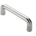 Rounded D Shaped Bar Handle 225mm x 19mm Diameter Satin Anodised Aluminium