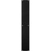 Plain Door Finger Plate 500 x 75mm - Matt Black Steel Push Plate