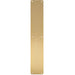 Plain Door Finger Plate 500 x 75mm - Satin Brass Steel Push Plate