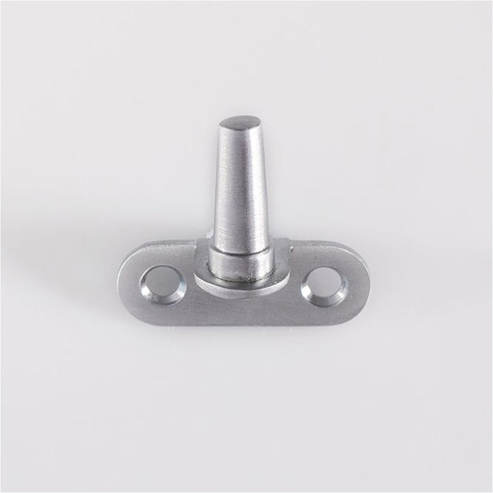 Flush Fitting Cranked Window Casement Pin - 25mm Fixing Centres Satin Chrome