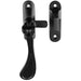 Spoon End Reversible Casement Window Fastener Handle 103mm Length Matt Black