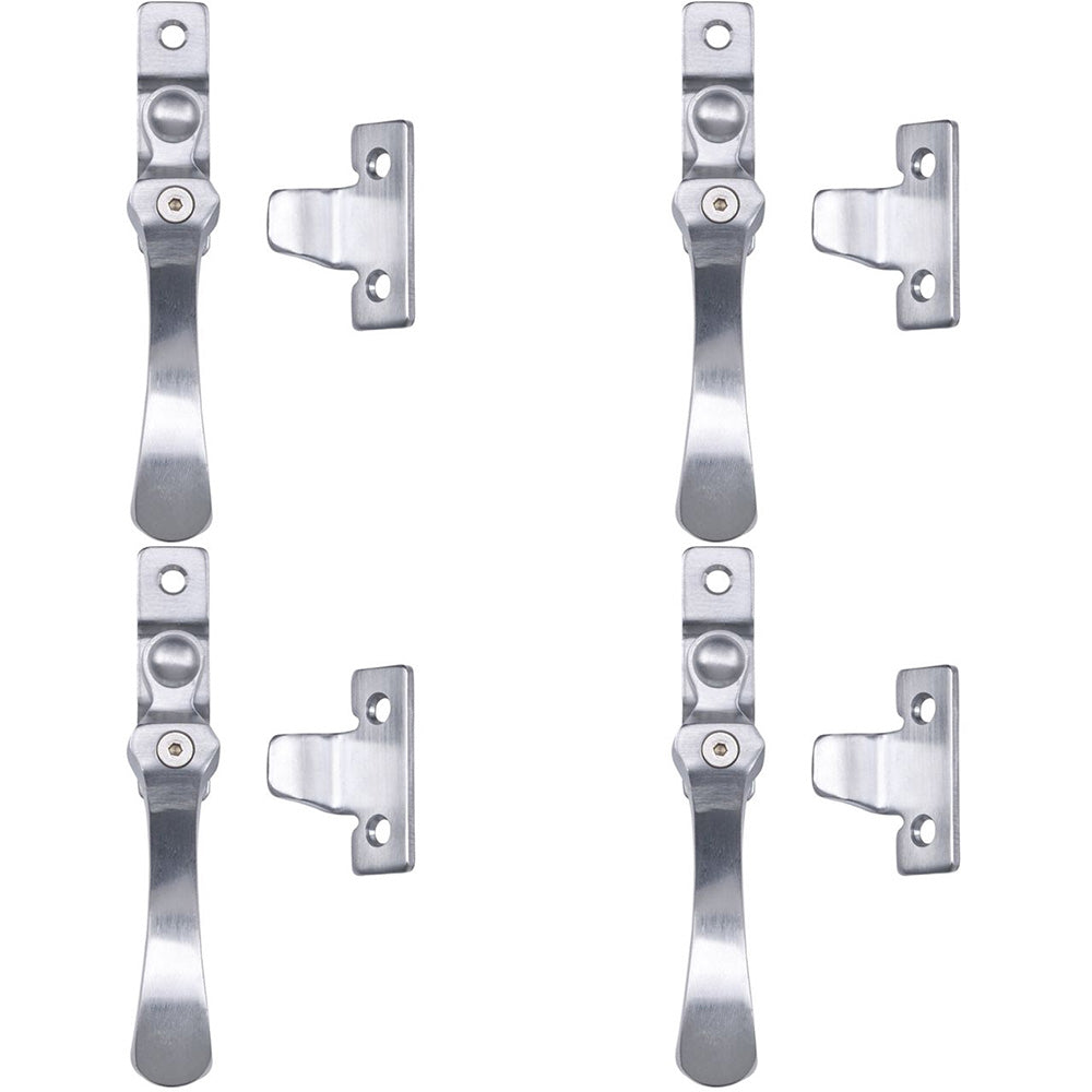 4 PACK - Victorian Wedge Pattern Casement Window Fastener Handle 57 x ...