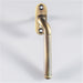 Cranked Locking Window Espagnolette Handle - Right Hand 110mm Florentine Bronze