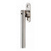 Straight Window Espagnolette Casement Handle - 125mm Lever Satin Stainless Steel