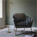 1250mm Floor Lamp - Warm Brass Modern Sofa Reading - Standing LED Light Base & Shade