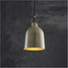 2 PACK Hanging Ceiling Pendant Light - Antique Brass Plate - 10W LED E27