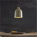 Hanging Ceiling Pendant Light - Antique Brass Plate - 10W LED E27