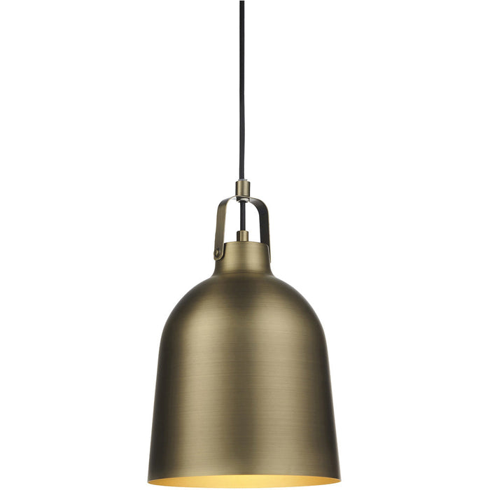 Hanging Ceiling Pendant Light - Antique Brass Plate - 10W LED E27