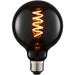 Smoked Glass 4W E27 G95 LED Light Bulb - Non-dimmable Warm White - 80lm 1800k