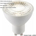 White & Clear 7W GU10 SMD LED Light Bulb - Non-dimmable Cool White - 680lm 4000k