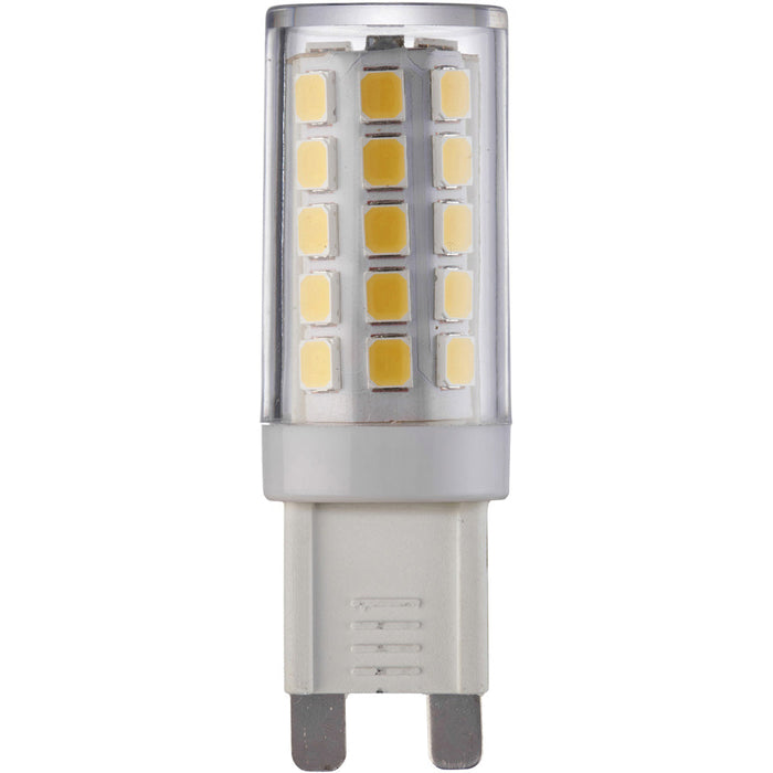 Clear & White 3.5W G9 SMD LED Light Bulb - Non-dimmable Cool White - 400lm 4000k