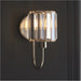 5 Light Ceiling Pendant & 2x Matching Wall Lights - Bright Nickel Frosted Glass Chandelier 