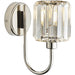 5 Light Ceiling Pendant & 2x Matching Wall Lights - Bright Nickel Frosted Glass Chandelier 