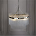 3 Light Ceiling Pendant & 2x Matching Wall Lamps - Polsihed Nickel Decorative Glass Rod Shades