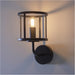 Flush Ceiling Light & 2x Matching Wall Lights - Matt Black Clear Glass Shade