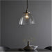 2 PACK Hanging Ceiling Pendant Light - Brushed Silver Paint & Clear Glass - 10W LED E27