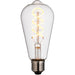 Clear Glass 4W E27 Pear Filament LED Light Bulb - Dimmable Warm White - 265lm 2200k