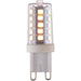 Clear & White 3.7W G9 SMD LED Light Bulb - Dimmable Warm White - 470lm 3000k