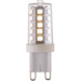 Clear & White 3.7W G9 SMD LED Light Bulb - Dimmable Cool White - 470lm 4000k