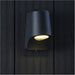 2 PACK IP44 Outdoor Wall Light - Textured Black Die Cast Aluminimum - Bgarage Porch Lamp