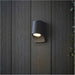 2 PACK IP44 Outdoor Wall Light - Textured Black Die Cast Aluminimum - Bgarage Porch Lamp