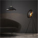 Hanging Ceiling Pendant Light - Matt Black & Matt Nickel Plate - 10W LED E27