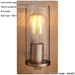 Single Hanging Ceiling Pendat & 2x Matching Wall Lights - Copper Hammered Dimmable Set