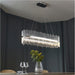 Hanging Ceiling Pendant Light - Chrome Plate & Clear Glass - 47W LED (Smd 2835) Warm White