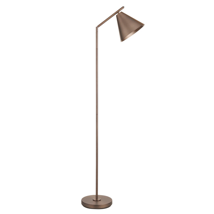 2 PACK 1580mm Tall Floor Lamp - Brushed antique bronze plate - Modern Metal Shade - 10W LED E27