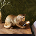 2 PACK Vintage Gold Kitten Table Lamp - Cute Dog Bedside Cat Table Light - 7W LED E14