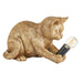 Vintage Gold Kitten Table Lamp - Cute Dog Bedside Cat Table Light - 7W LED E14