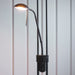 2 PACK 1800mm Tall Mother & Child Floor Lamp - Matt black & opal glass - 230W R7s (117mm) & 33W G9