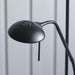 2 PACK 1800mm Tall Mother & Child Floor Lamp - Matt black & opal glass - 230W R7s (117mm) & 33W G9