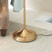 1630mm Tall Floor Lamp - Brushed aged brass plate Shade - Adjustable Head - 7W LED GU10