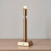 Table Lamp Base Only - Brushed aged brass plate - 1.5W LED Warm White