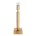 Table Lamp Base Only - Brushed aged brass plate - 1.5W LED Warm White
