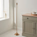 1300mm Tall Floor Lamp - Brushed aged brass plate - Elegant Base Only - 1.5W LED Warm White