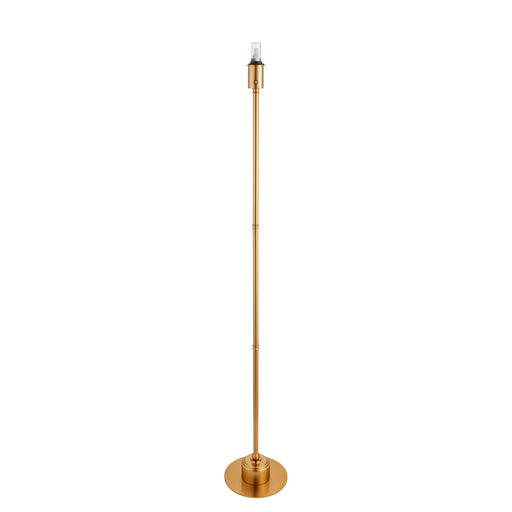 1300mm Tall Floor Lamp - Brushed aged brass plate - Elegant Base Only - 1.5W LED Warm White