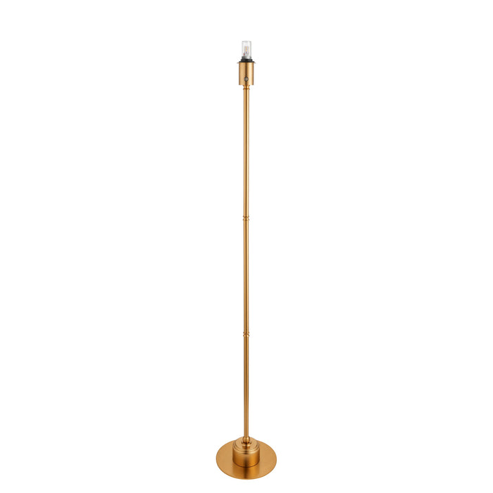1300mm Tall Floor Lamp - Brushed aged brass plate - Elegant Base Only - 1.5W LED Warm White
