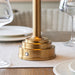 Table Lamp Base Only - Brushed aged brass plate - 1.5W LED Warm White