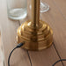 Table Lamp Base Only - Brushed aged brass plate - 1.5W LED Warm White