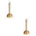 2 PACK Table Lamp Base Only - Brushed aged brass plate - 1.5W LED Warm White